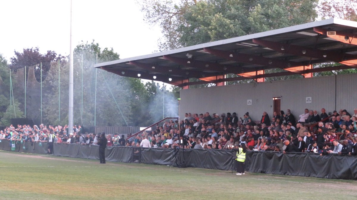 CroydonAth's tweet photo. 👏 Absolutely remarkable to see the grand stand and terraces packed to the rafters on Friday evening! 

We’ve been overwhelmed with positive feedback from those who made their first visit to The Mayfield ❤️

🥁 Hope to see you back for the 2026/27 season!

#RiseWithTheRams https://t.co/rzTrGo0dQp