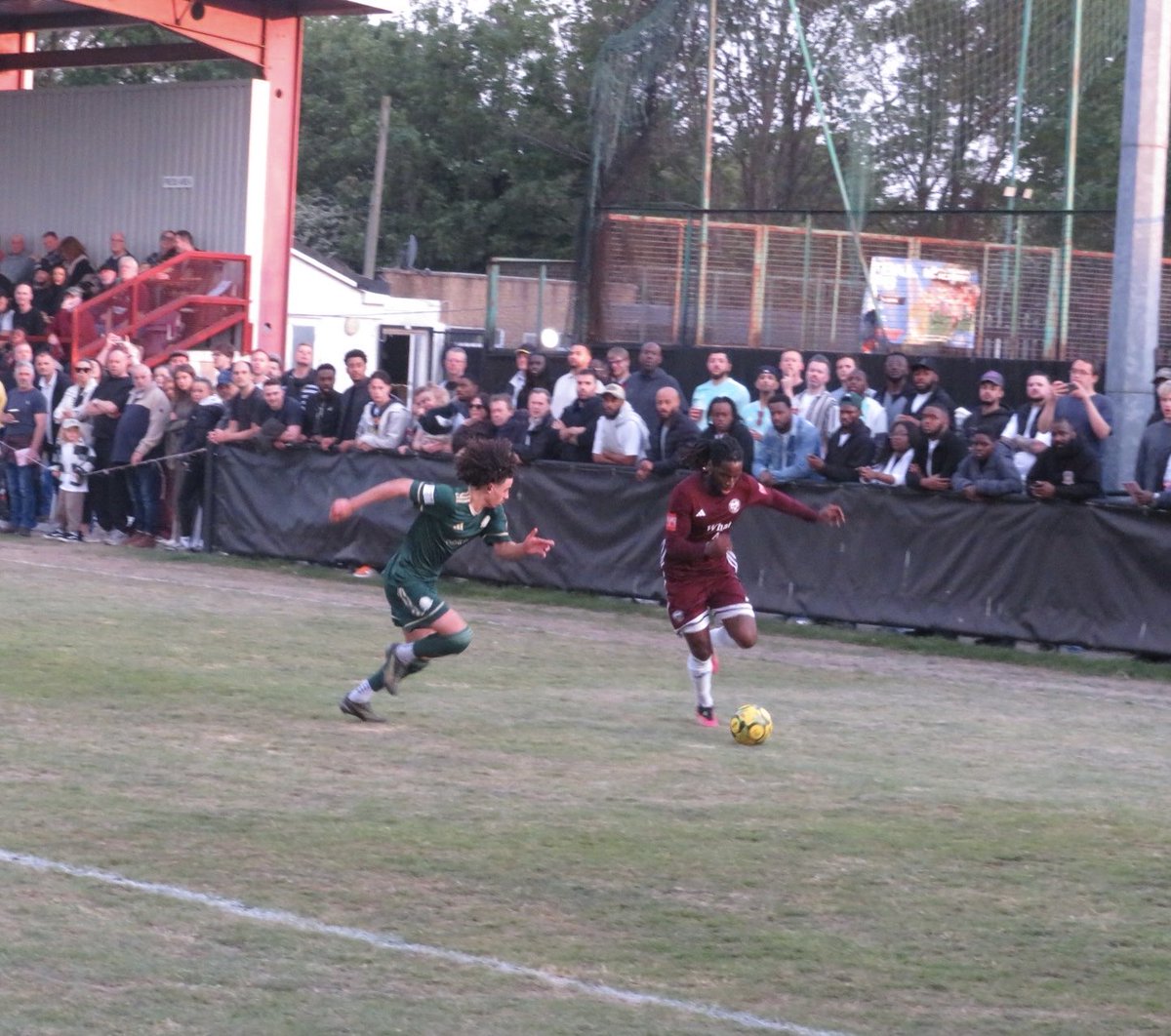 CroydonAth's tweet photo. 👏 Absolutely remarkable to see the grand stand and terraces packed to the rafters on Friday evening! 

We’ve been overwhelmed with positive feedback from those who made their first visit to The Mayfield ❤️

🥁 Hope to see you back for the 2026/27 season!

#RiseWithTheRams https://t.co/rzTrGo0dQp