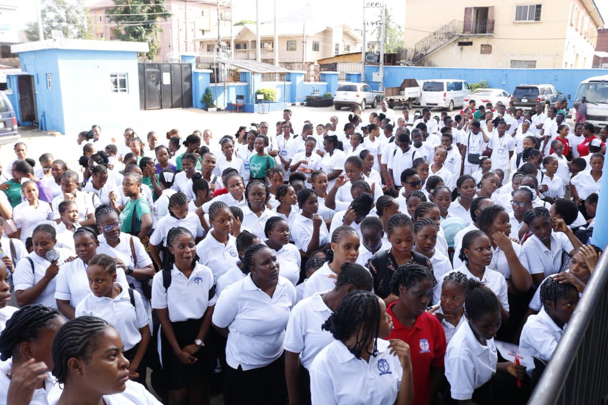 solution_sid's tweet photo. We visited Millennium School of Nursing to talk digital transformation. The Provost? Made 1MADT certificates mandatory for graduation. Anambra leaves no one behind. 

#1MADT #AnambraIsRising #SID https://t.co/vvd7mw8JmA