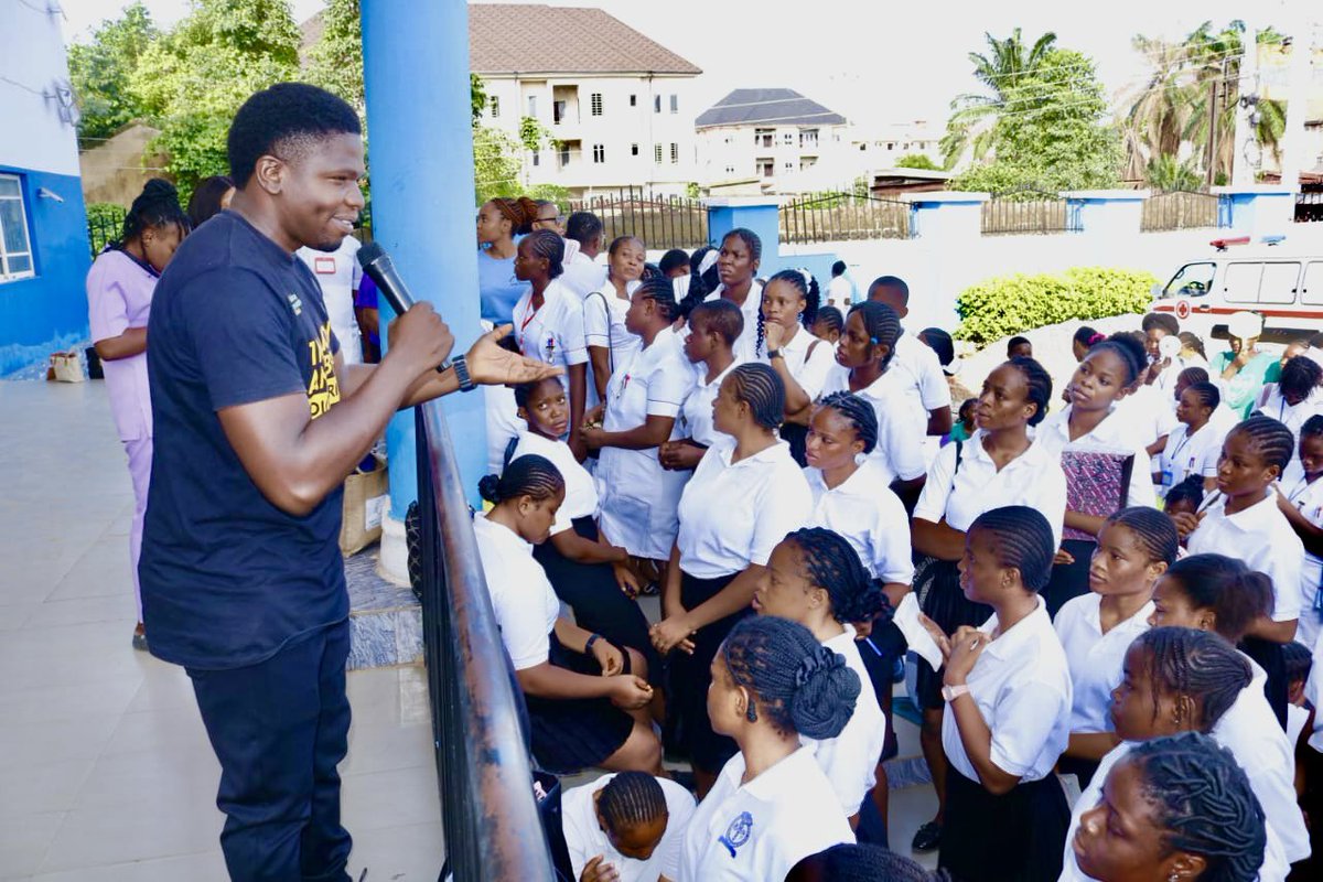solution_sid's tweet photo. We visited Millennium School of Nursing to talk digital transformation. The Provost? Made 1MADT certificates mandatory for graduation. Anambra leaves no one behind. 

#1MADT #AnambraIsRising #SID https://t.co/vvd7mw8JmA