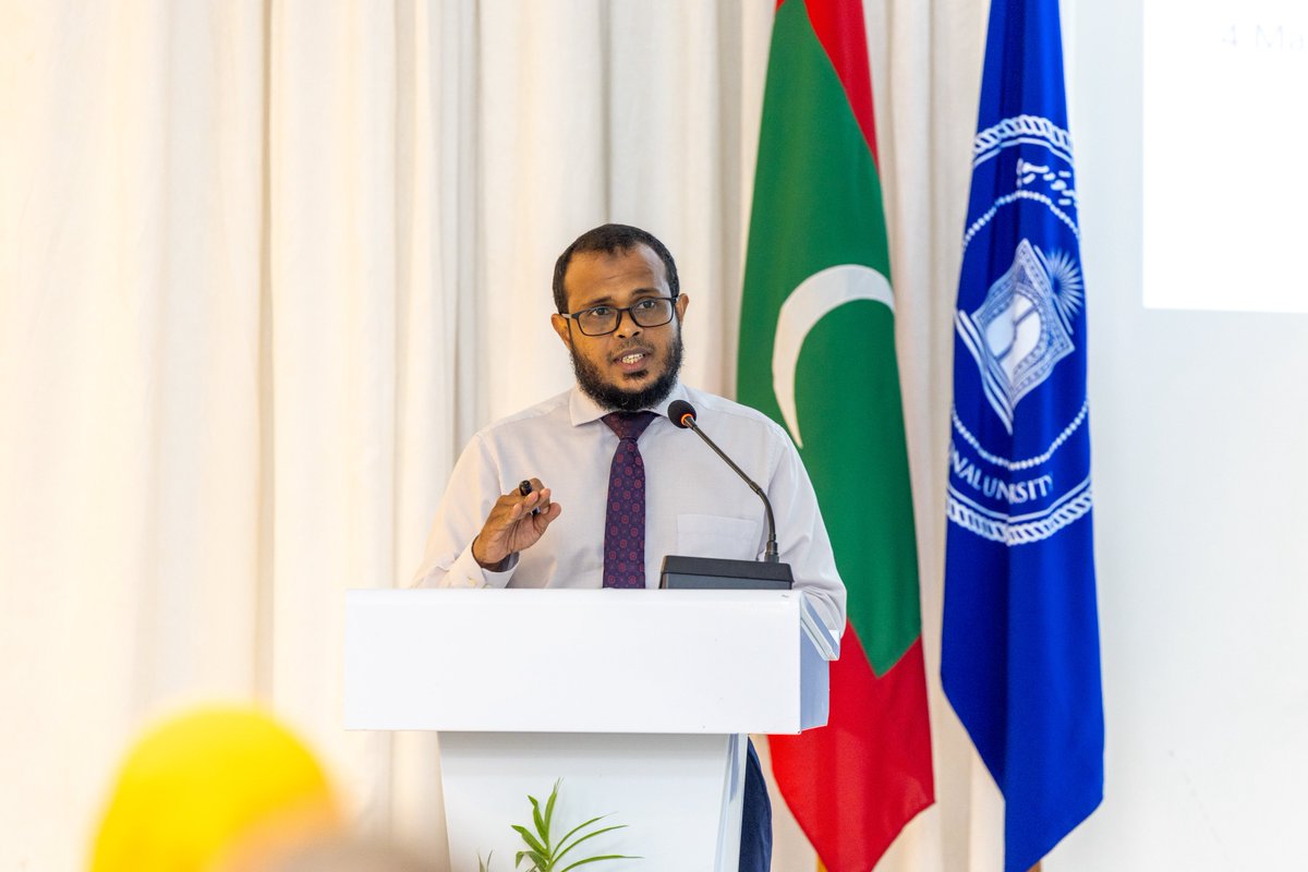 MoEnvmv's tweet photo. Speaking at the inauguration of the Clean and Healthy Ocean Integrated Progam, Minister Ali Shareef reiterated President Dr @MMuizzu’s call in his inaugural speech to foster research and knowledge creation in Maldives. https://t.co/ZIioDErhMo