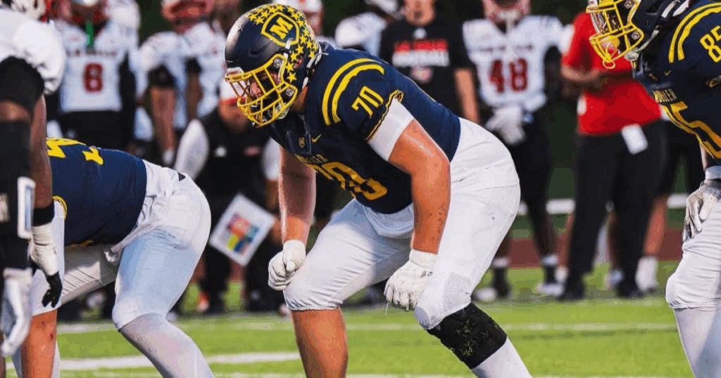 GregSmithRivals's tweet photo. NEW: Duke crashes Patrick O'Brien's top 6 — and UCLA is making a serious run for the Ohio OL👀

The 3-star just locked in his official visit schedule with some major changes from his original list.

Read: https://t.co/9qqkiqOWFC https://t.co/UCGoPjKPyR