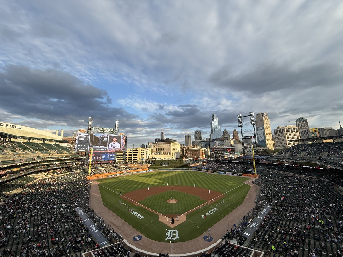 hunter_helsel's tweet photo. Had a wonderful view yesterday at the Tigers game

#DNMW https://t.co/xojWWCvrqi