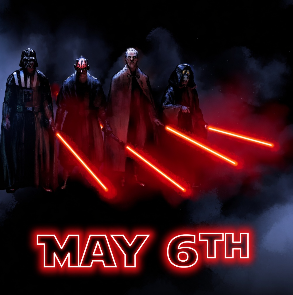 TarperDEV's tweet photo. Here me out !!!

Today is " may the 4th be with you "

But in stars wars you also have the " SITH " 

So technically in 2 days there's the :
" may the 6th be with you " 

This is a crazy frontrun, The sith will take over the galaxy again

" may the 6th be with you "

https://t.co/QZOFY7XCVy