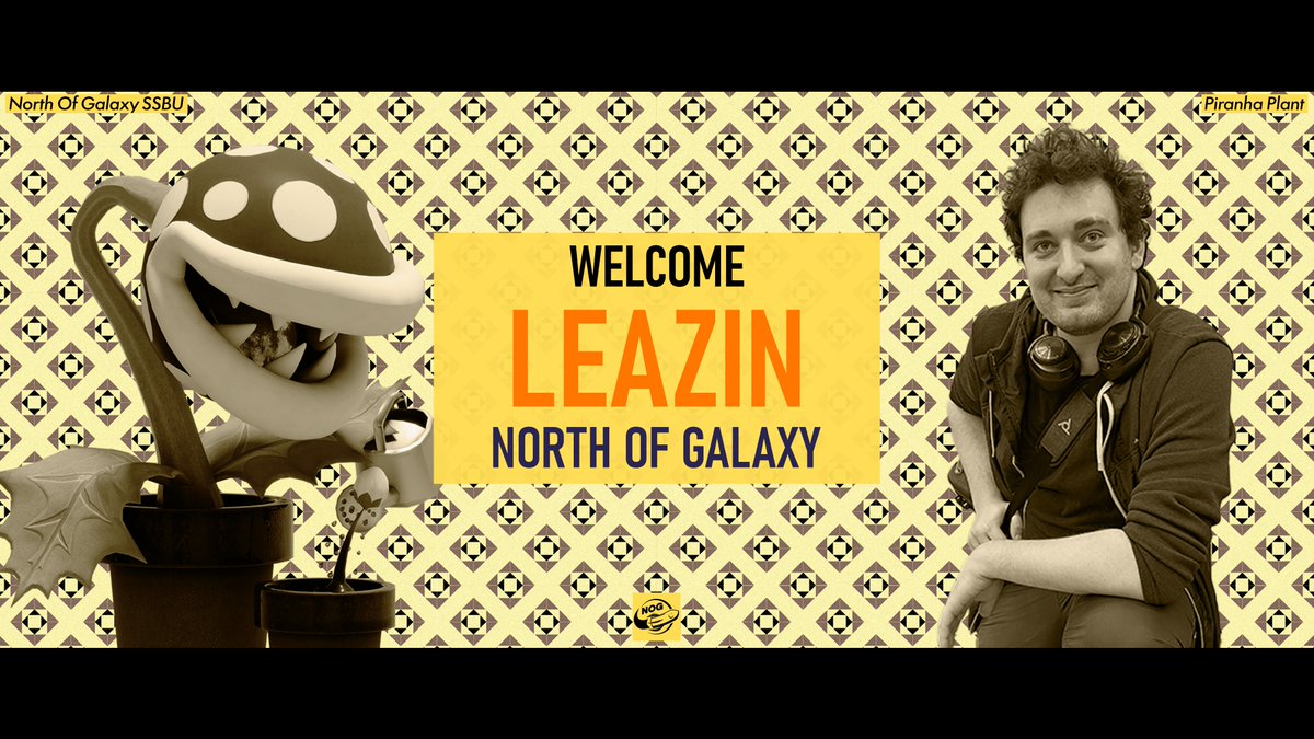 NorthofGalaxy's tweet photo. Nous sommes ravis d'accueillir parmi nos rangs @Leazin_pp en tant que nouveau joueur Super Smash Bros. Ultimate chez North Of Galaxy ! 🪴

(pour la musique qui restera dans votre tête, avec plaisir)

#NOGFirst 🟠🟣 https://t.co/dGMlwXkPr4