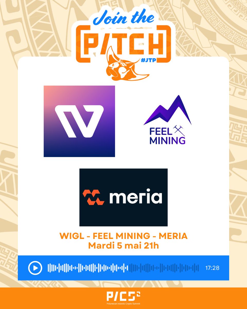 Polynesian Islands Crypto Summit 22-23-24 mai 2026 tweet media