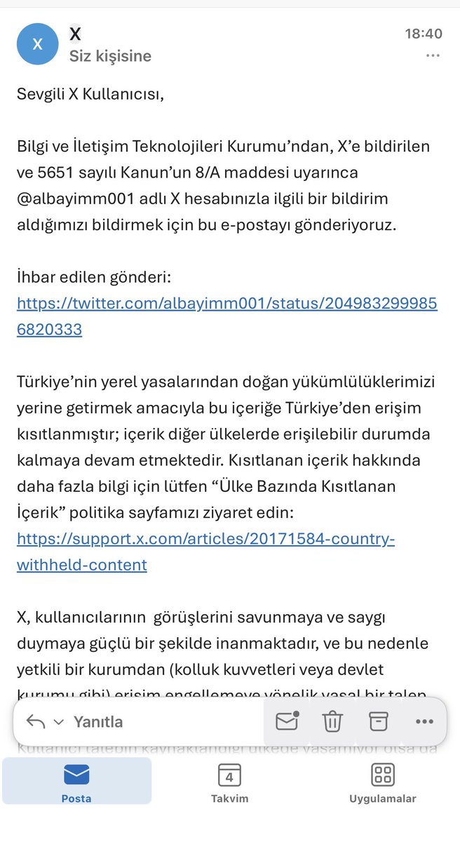 Albayım. tweet media