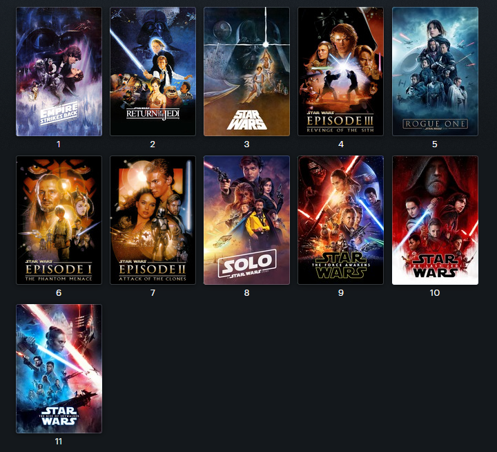 EsCinema_'s tweet photo. Feliz dia a todos los amantes de Star Wars!

Aca les dejo mi ranking de peliculas:

#MayThe4thBeWithYou https://t.co/XJzgptDpyl