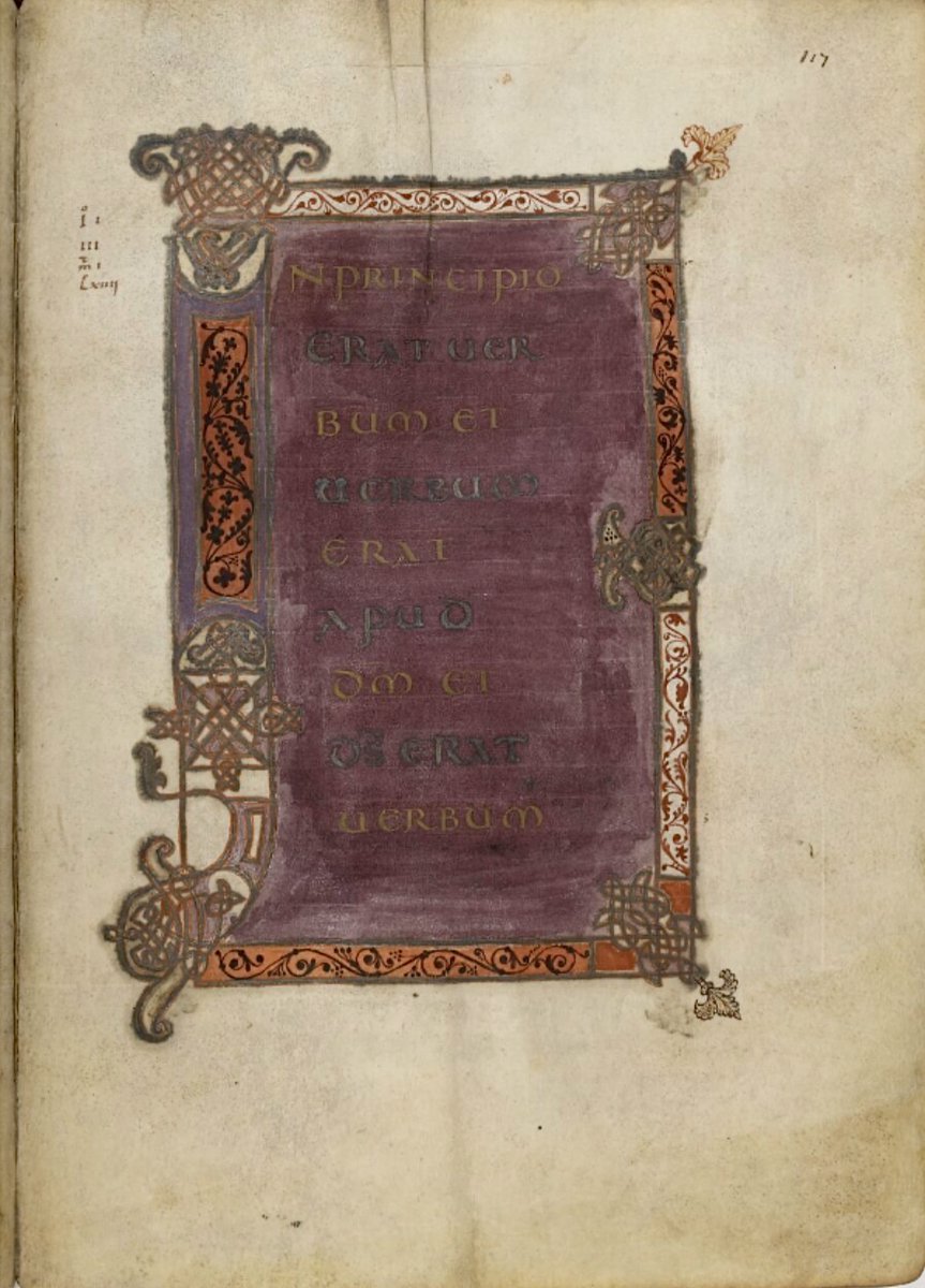 red_loeb's tweet photo. Initial 'I' at the beginning of the Gospel of Mark and John

BnF MS Latin 274; Evangelia (Evangiles de Meaux); 9th century; (between 820-843); Tours; ff.55r, 117r @GallicaBnF https://t.co/lDm4NoIh6J