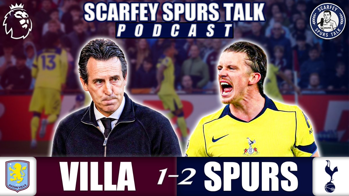 ScarfeySpurTalk's tweet image. 🚨 IN CASE YOU MISSED IT! 🚨

🎙️ @HarryScarfe22, @tottenhammad123, @frankfurtspurs, @luminoirCOYS, Mika

Aston Villa 1-2 Tottenham - Match Review &amp;amp; Analysis Podcast

📺 youtube.com/live/3as5_67ob…

#COYS | #THFC | #TOTTENHAM | #Spurs