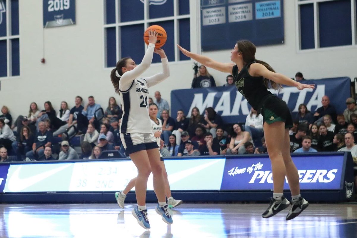 Marietta College WBB tweet media