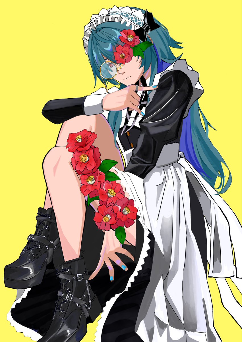 ssss_44_ym's tweet image. #illustration #digitalart #animeart #oc #artistsonx
#camellia #japaneseflower #redaesthetic #flowerart
#イラスト #創作