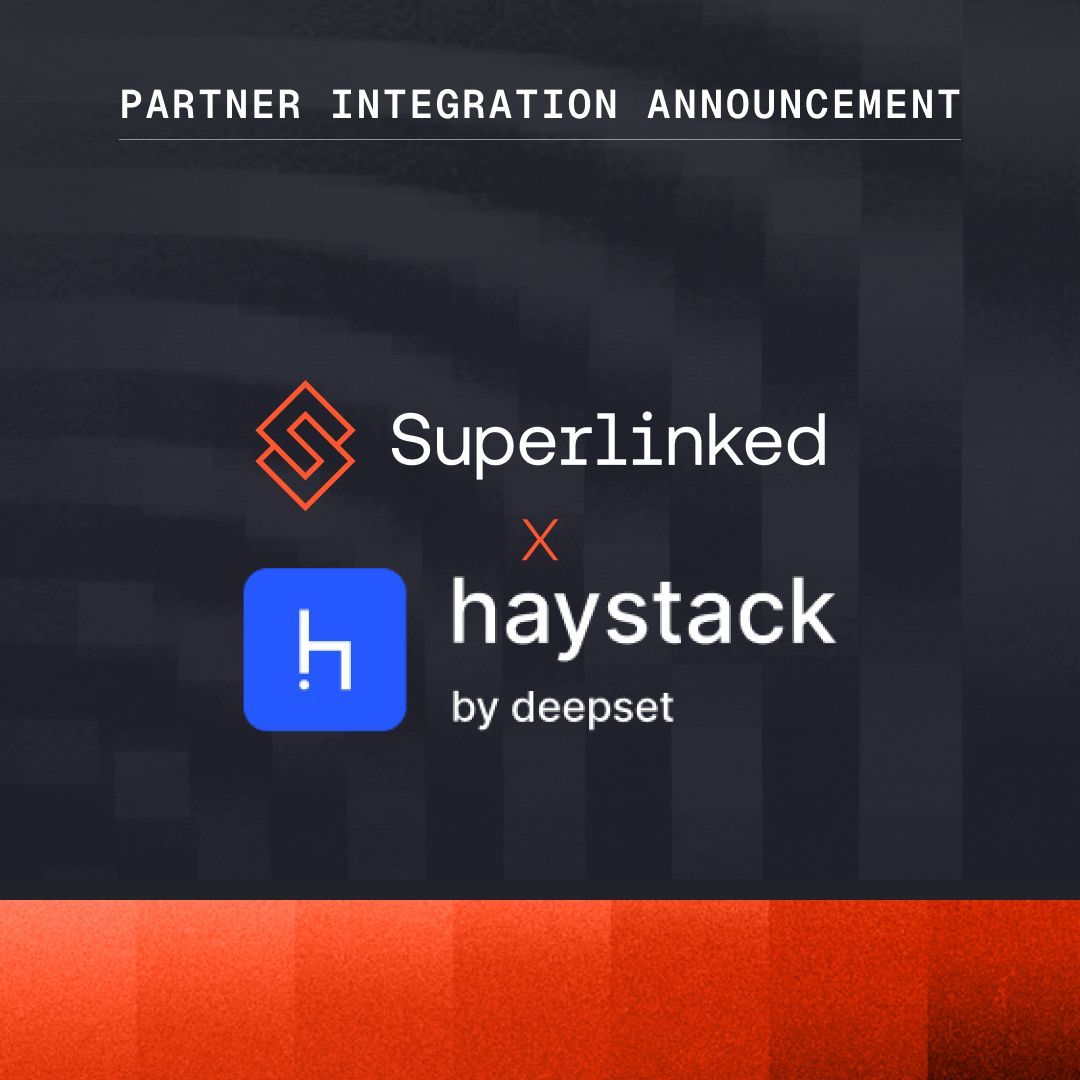 Superlinked tweet media