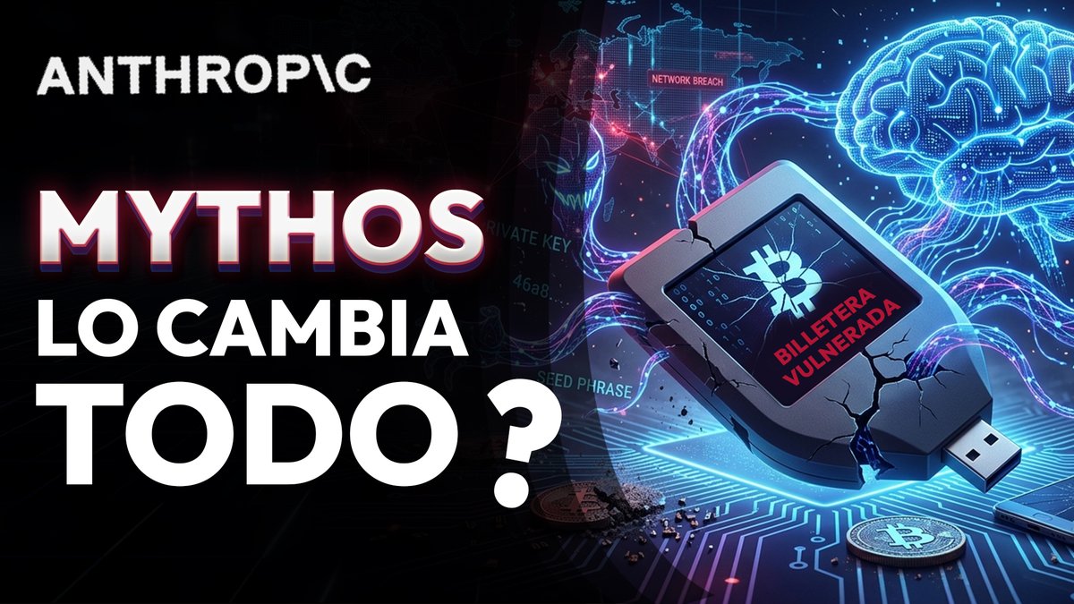 CriptoEconomia9's tweet photo. ¿Puede la IA adivinar tus palabras semilla y vaciar tu Billetera? 😰Si te preocupa la seguridad de tus #Criptomonedas en 2026, tienes que ver este video 👇

https://t.co/dMx81fjsVt

 #Bitcoin #Cripto #InteligenciaArtificial #Trezor https://t.co/hVkYZgqX7q