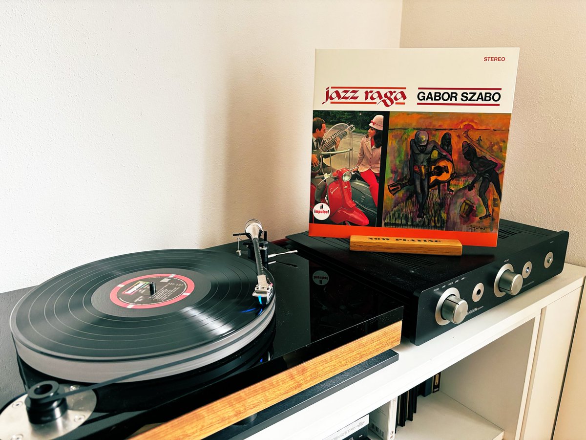 AnalogLLHQ's tweet image. Gabor Szabo “Jazz Raga” (Impulse!, 1967), 2025 Vampi Soul reissue #NowPlaying #vinylcommunity #twitter