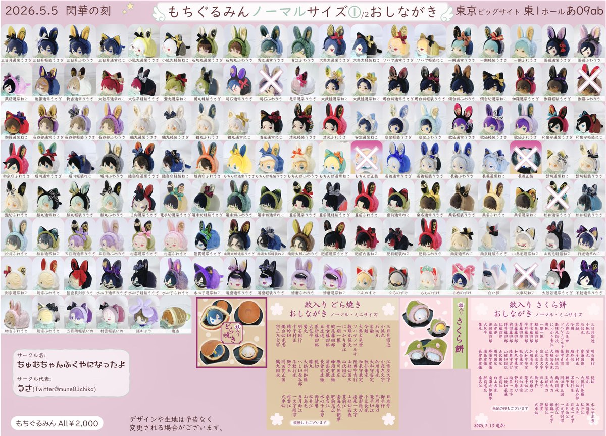 うさ🌸5/5スパコミ東1あ09ab🌸ちゅむちゃんふくや tweet media