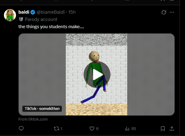 Baldi's USB Flash Drive tweet media