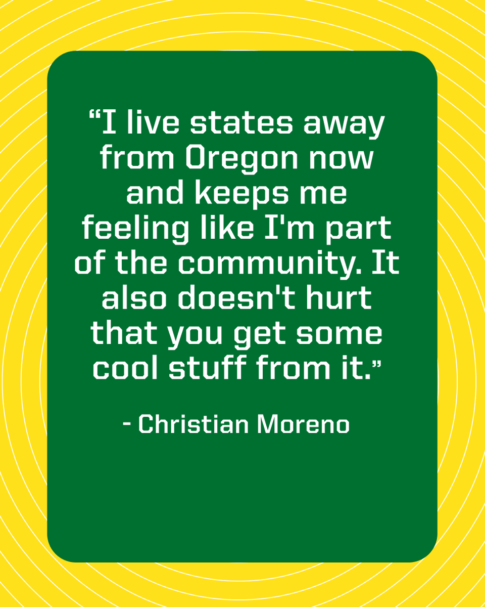 UOGiving's tweet photo. Learn why alumni Christian Moreno, BS'19, is a DuckFluencer 🦆
Real connection. Real impact. Staying connected as Ducks.

https://t.co/OwFbuxPSfS https://t.co/ZHschGrdr5