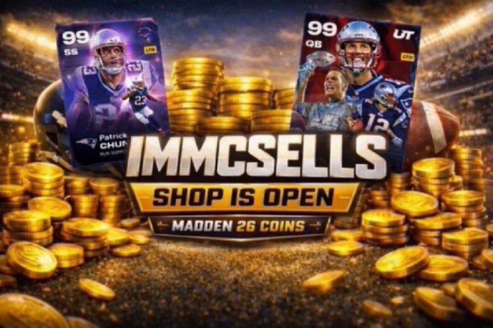 IMMCSELLS's tweet photo. 🚨At 1:30pm est Today A Safe Card Will Be Liveeee🚨

🔒100% Safe No Bans🔒
🤑Cheapest Coins On the Market🤑
⚡️Fastest Delivery⚡️
🎮Ps And Xbox Coins🕹️

Dm Asap @IMAKEMUTCoins #Madden #Madden26 https://t.co/IQt8S9yhDl