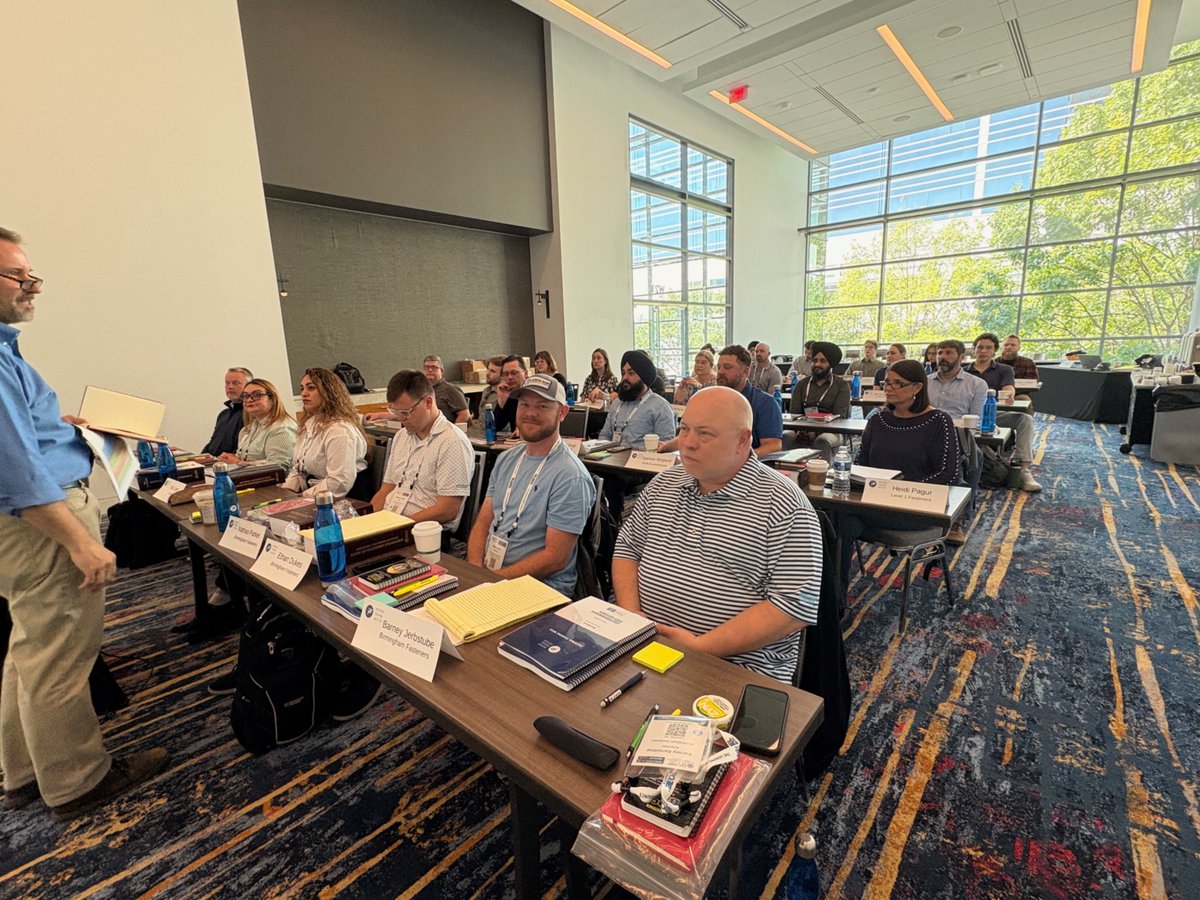 FastenerSchool's tweet photo. Right this way → Fastener Training Week in Charlotte is happening now. Welcome students!

https://t.co/Qlo94vjGLe
#Fasteners #FastenerTraining
Sponsored by @BhamFast https://t.co/WOMcwuTWQS