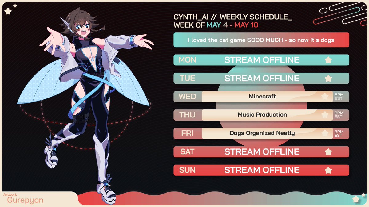 Cynth.AI 🤖🎶 | Musical Android Vtuber | 🔜OffKai tweet media