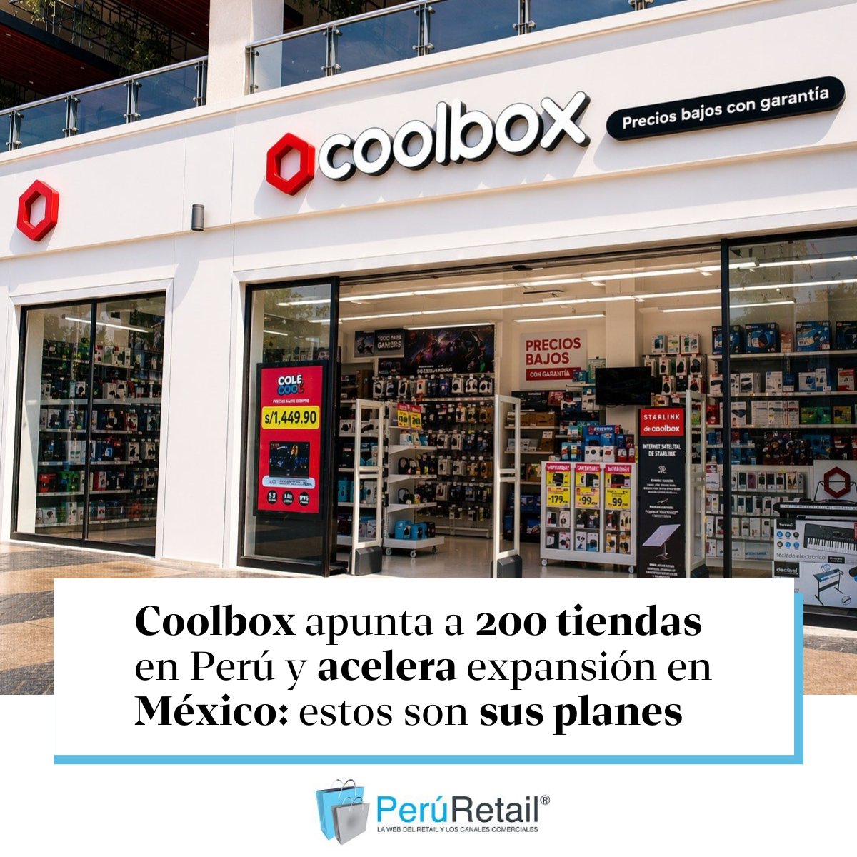 peruretail's tweet image. 🏬🛍️La cadena peruana impulsa nuevas aperturas en Lima y regiones, mientras acelera su expansión en México y refuerza su portafolio tecnológico. Entérate aquí. ►tinyurl.com/46e45vn4

#Coolbox #EmpresaPeruana #Expansión #Tecnología