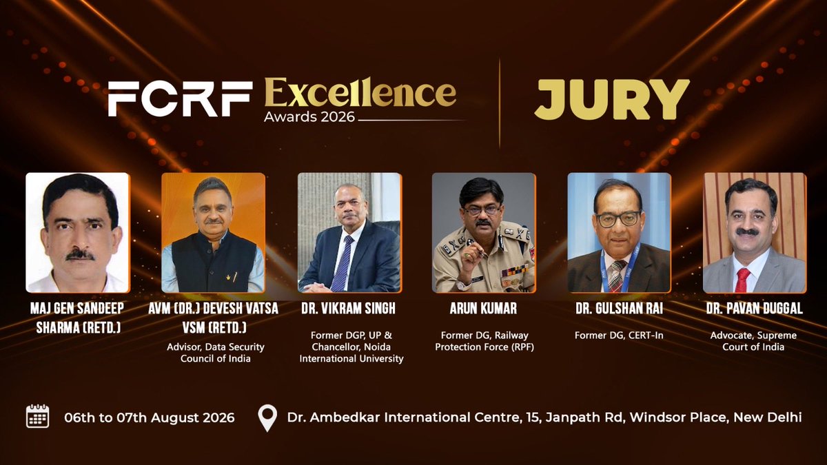 fcrfacademy's tweet photo. Distinguished Leaders Join Jury Panel for FCRF Excellence Awards to Be Presented at the FutureCrime Summit

 https://t.co/XZZ325PU6Q https://t.co/FyI9DNNyMy