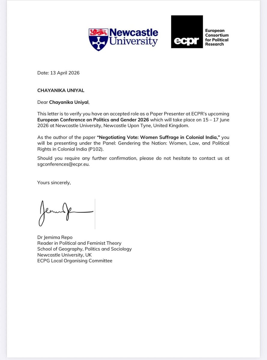 dr_chayanika's tweet image. Looking forward to being in #Cambridge from 4th to 7th #June and in #Newcastle from 14th to 19th June 2026 to attend and present the paper at the conference. If any friends or colleagues are around, it would be wonderful to catch up!