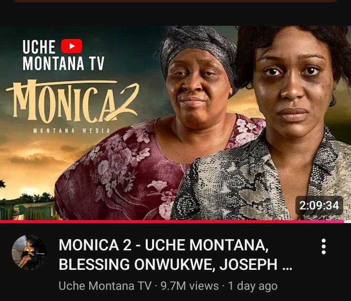 One of the scene that stood out for me in MONICA 2 is where she was asked what's her story? It took me back to memory Lane.
My story is struggle, lack and survival 
Realizing this part of me yesterday, changed my mindset towards my vision.
#monicathemovie
<a href="/uche_montana/">Uche montana 💡</a>