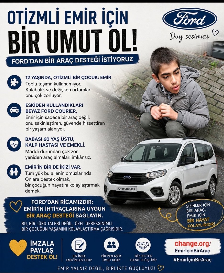 Bir incelik yapın ve Emir'in yüzünü güldürün lütfen...

<a href="/fordturkiye/">Ford Türkiye</a>