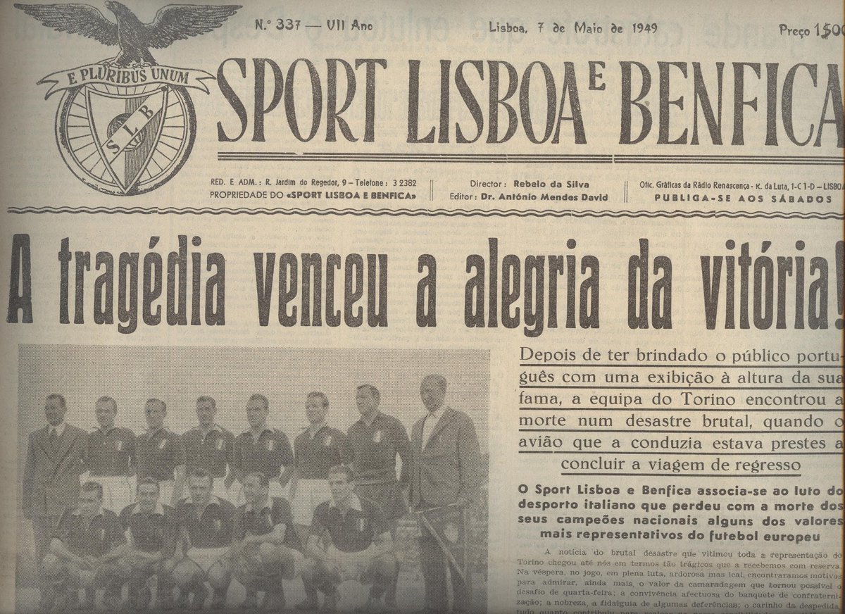 rapazesgp1904's tweet photo. 77 anni di Superga 🖤
77 anos da tragédia de Superga 🖤
4 Maggio 1949 - 4 Maggio 2026
Il Benfica non dimentica ❤️
Onore al Grande Torino 🐂🤝🏾🦅
@SLBenfica @_torinofc1906 https://t.co/UxUwzgFbEx