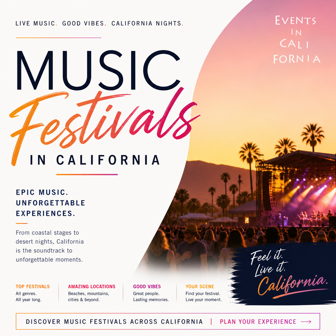 EventsInCali's tweet image. Music Festivals in California | Music Scene is Brimming with Diverse Festivals!

#MusicFestival #festivals #livemusic #FestivalSeason #coachella #stagecoach #outsidelands #edc #edclv #bottlerock #hardsummer #lightninginabottle #desertdaze #festival #music

eventsincalifornia.com/events/festiva…
