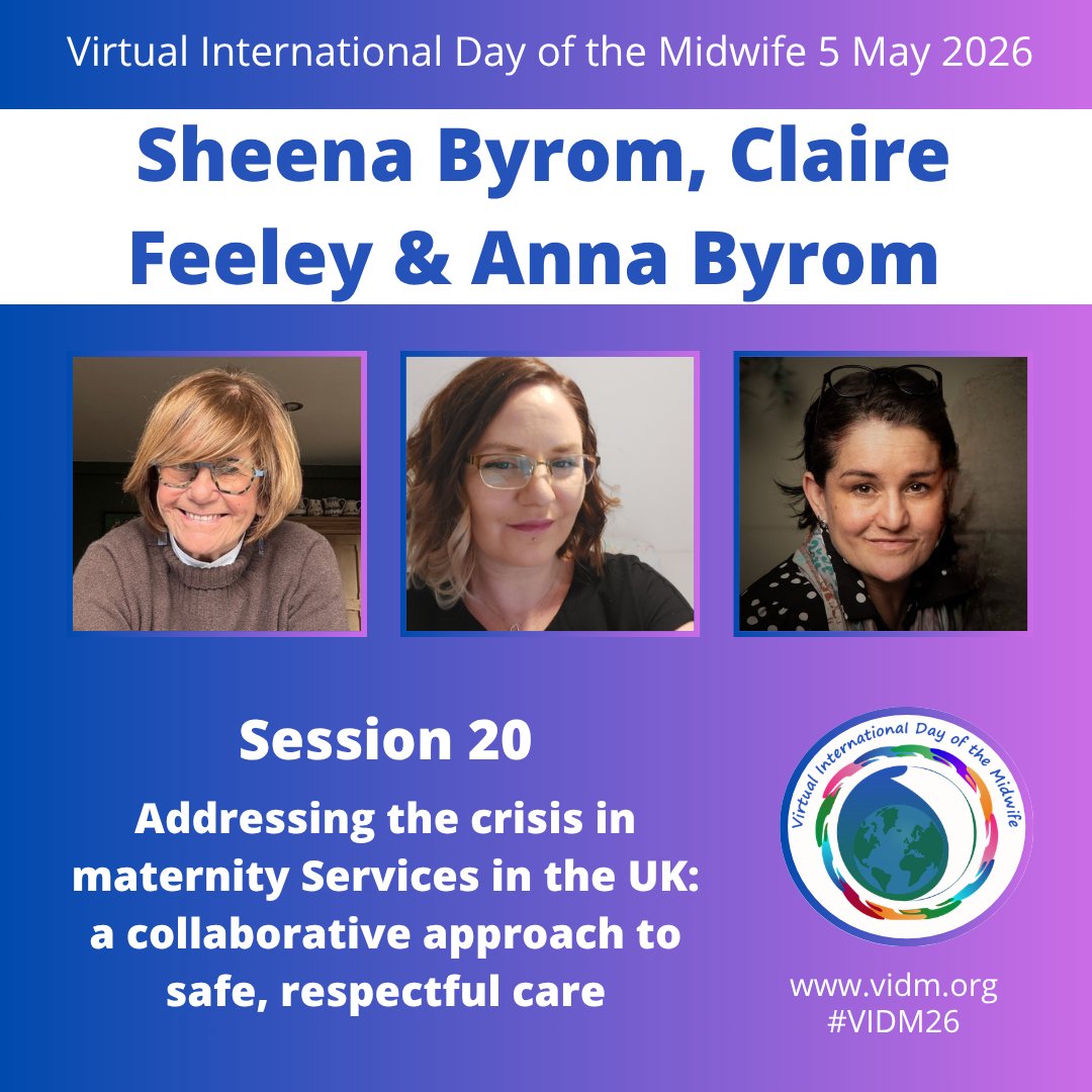 VIDofM's tweet photo. UK professionals  for both parallel sessions in this hour at #VIDM26. Lucienne is the parent of a teenager with Down syndrome whilst @sheena_byrom needs no introduction. She discusses the growing crisis in maternity care in the UK @DownsyndromeUk @TPM_Journal @RCM_SMF https://t.co/mTAgNVVQaZ