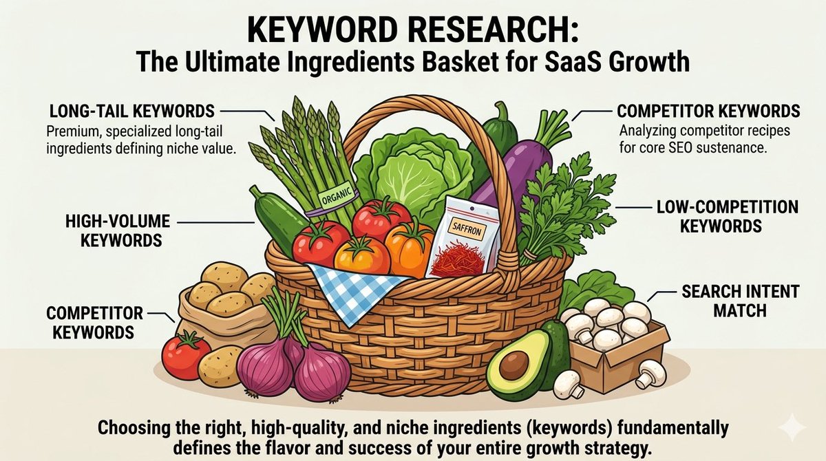 digital_chintan's tweet image. Cooking up SaaS success? Don't forget the secret ingredients! 🤫 Your keyword strategy is the foundation of your entire growth recipe.

Comment anything which is missing here. 

#saas #SEO #digitalchintan