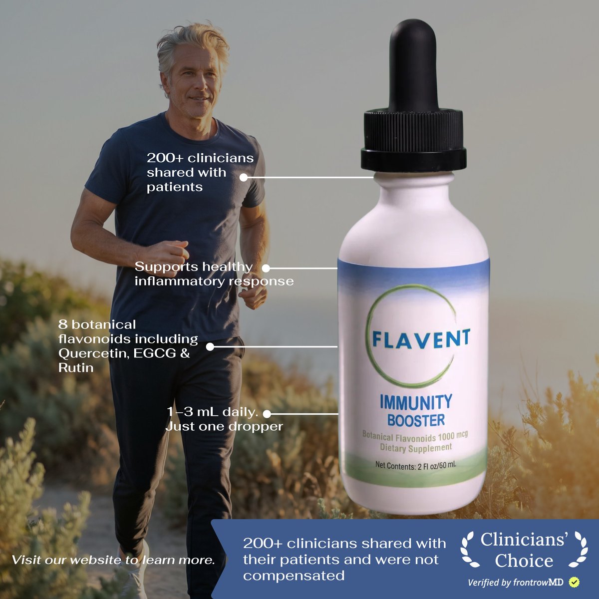 Flaventrelief's tweet photo. 🌿Flavent Immunity Booster, 8 botanical flavonoids (Quercetin, EGCG, Rutin &amp; more) in a clean tincture.
Trusted &amp; shared by 200+ clinicians with their patients.
Just 1 dropper a day supports healthy inflammation &amp; immune function.

→ https://t.co/9QLA3eJUB1 https://t.co/5jNqf5N8Lu