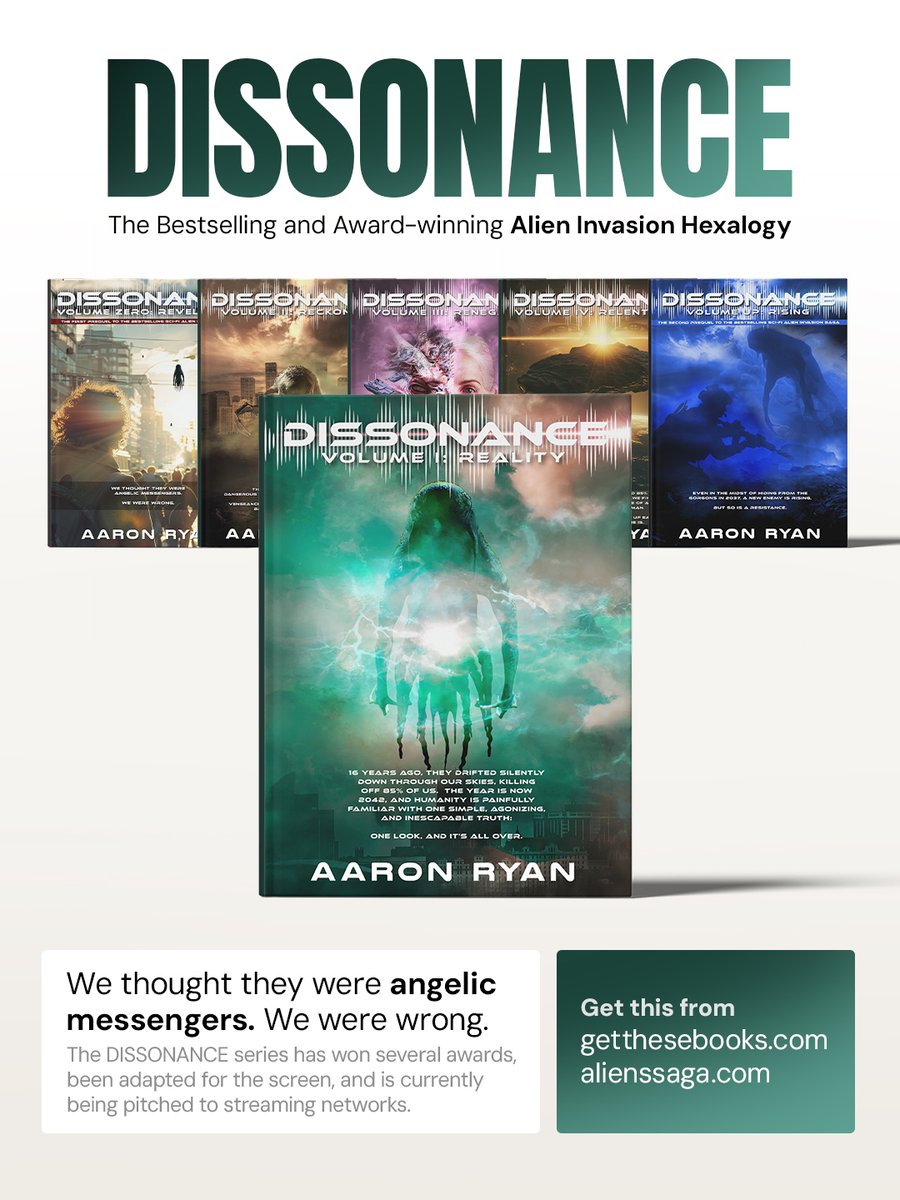 AuthorAaronRyan's tweet image. Some awesome #discounted and #free #scifi and #fantasy #books available! Check them out!

books.bookfunnel.com/dystopia-ever-…

books.bookfunnel.com/vibeallfantasy…

books.bookfunnel.com/scifimustreads…

(cont'd)