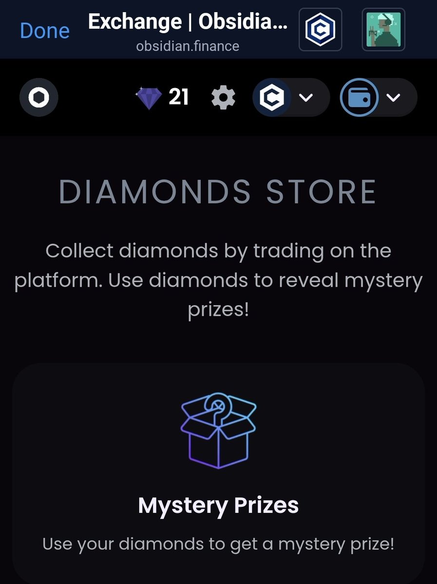quick1875's tweet image. Did my daily diamond quests for @ObsidianSwap. 

When should I open my mystery box???

#OBS #Crofam #Cronos