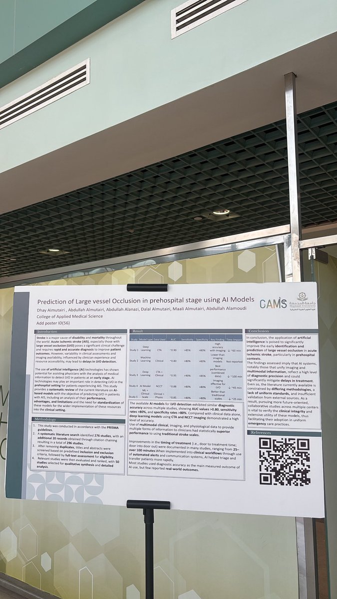 3bMo_'s tweet photo. الحمد لله أولا وآخرا.

تشرفت بالمشاركة في يوم البحث العلمي والابتكار في جامعة المجمعة ، بتقديم ملصق بحثي وابتكارين.

تجربة علمية ملهمة، ودافع كبير للاستمرار في البحث والابتكار .
كل الشكر لكل من أتاح لي هذه الفرصة وقدم لي الدعم 🤍 https://t.co/SzfJCebt6y