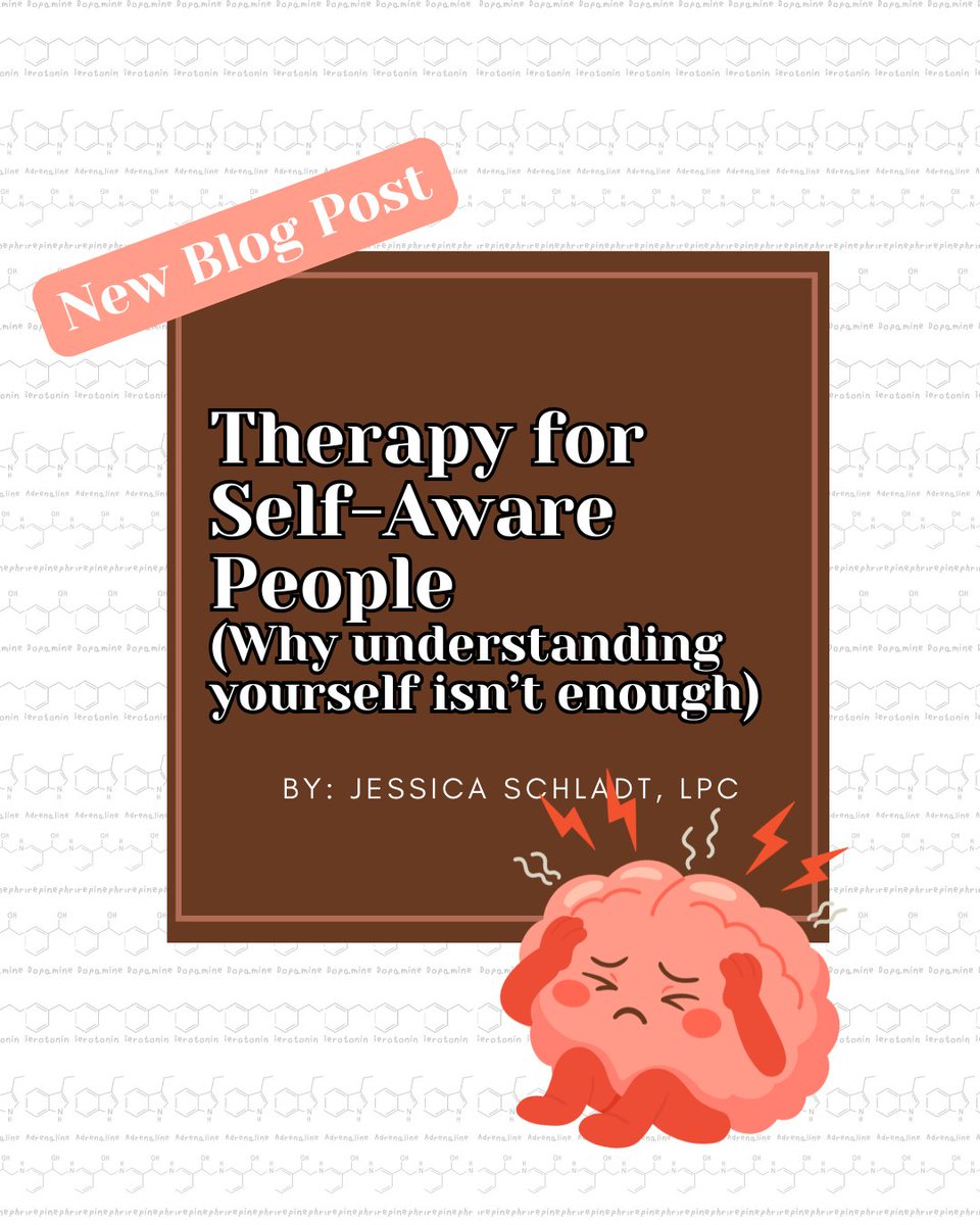JT_Counseling's tweet image. Knowing your patterns isn’t the same as changing them. New post: why self-awareness alone often leaves us stuck — and what helps. Read: wix.to/G3HvFpt

#therapy #selfawareness #mentalhealth