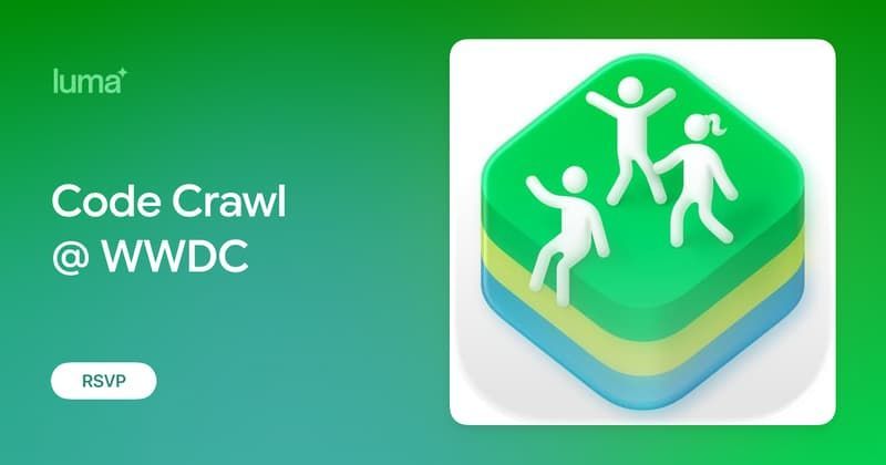 communitykit_'s tweet photo. ☕️ The CODE CRAWL is back for #WWDC26! 

💻 Build with the latest WWDC APIs
☕️ Hop from coffee shop to coffee shop (get boba this year too!🧋)
🤝 Meet great people and share ideas

🧑🏻‍💻 Code. Collaborate. Create.

🔗 Sign ups open RIGHT NOW: https://t.co/Wuat37aOd2 https://t.co/1nQaS65q4B