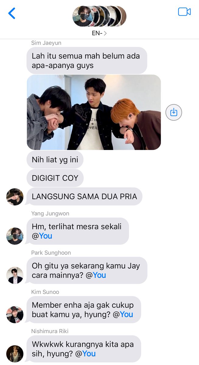 jayharemm's tweet photo. jengreun two tweets au.

perkara syuting bareng member ti eks ti. https://t.co/hLMQmGreYO
