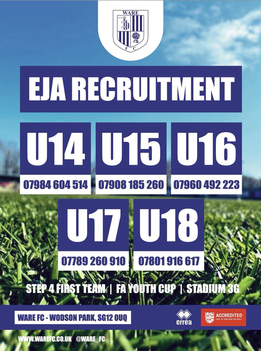 Ware FC EJA tweet media