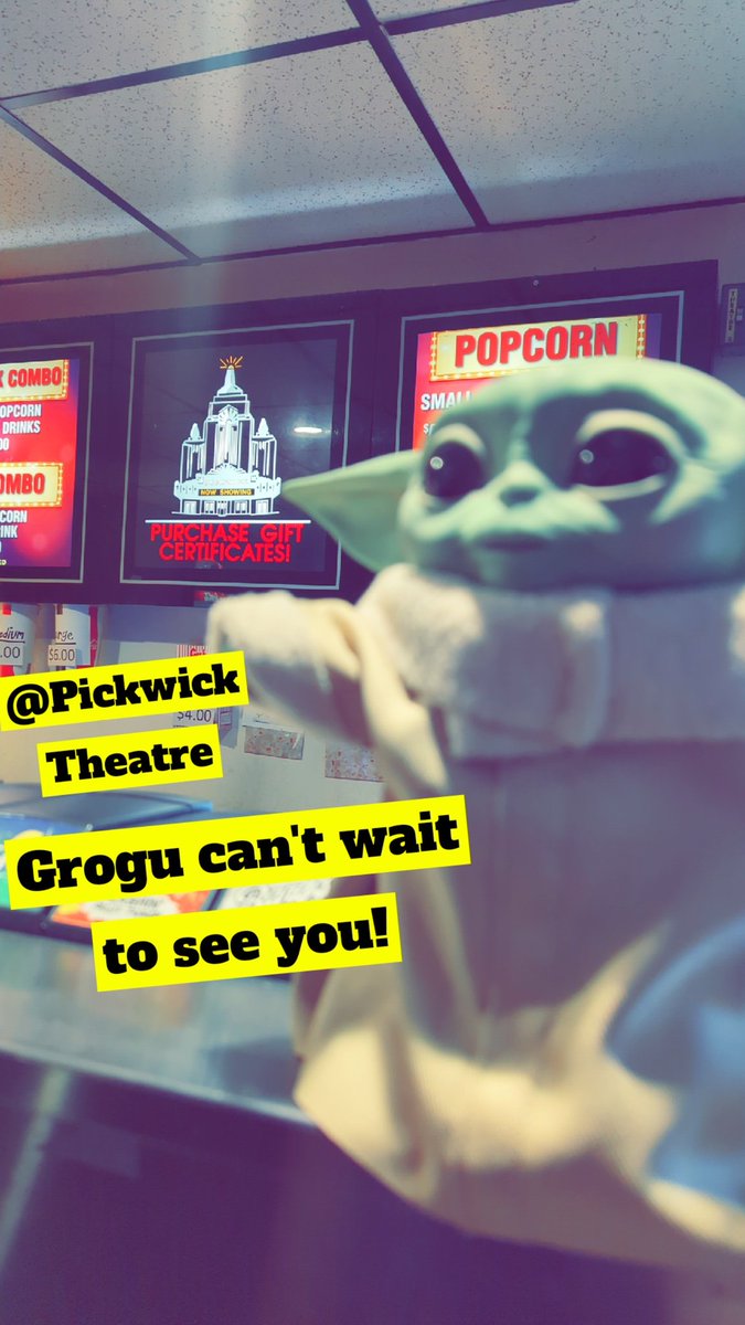 PRPickwick's tweet image. Our Pickwick Intern says: "May the 4th be with you!"
Hope you're coming to see Mandolorian and Grogu 😊
🎟️🎟️ Are on sale now!
pickwicktheatre.com
#movienight #maythe4thbewithyou #maytheforcebewithyou #mandolorian #groguthechild #StarWars