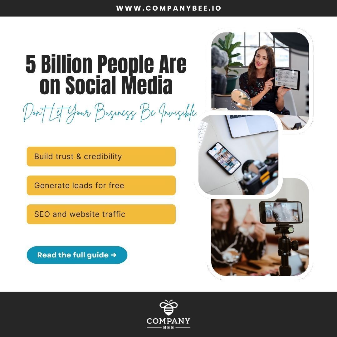 companybee_io's tweet image. Small businesses sleeping on social media are leaving money on the table.

With 5B+ users worldwide, the audience is already there. The only question is whether your brand is. Free reach. Real trust.

Here's your full guide → business.com/articles/socia…

#SmallBiz #SocialMedia
