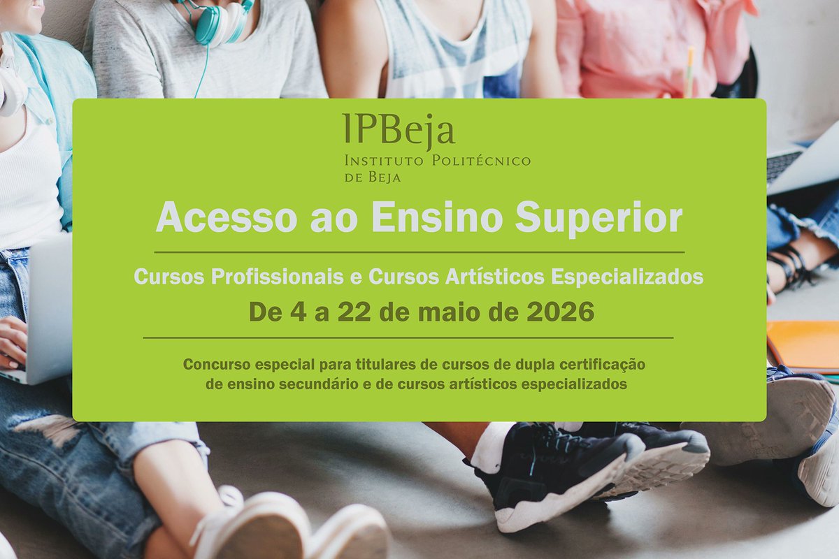 OALentejo's tweet image. IPBeja abre candidaturas para acesso ao ensino superior de diplomados do ensino profissional e artístico
oalentejo.pt/ipbeja-abre-ca… #IPBeja #Beja #Alentejo #Portugal