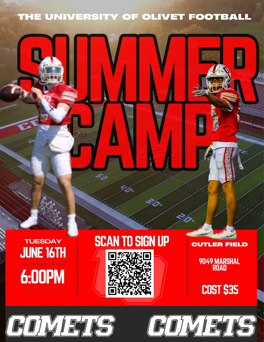 The University of Olivet Football tweet media