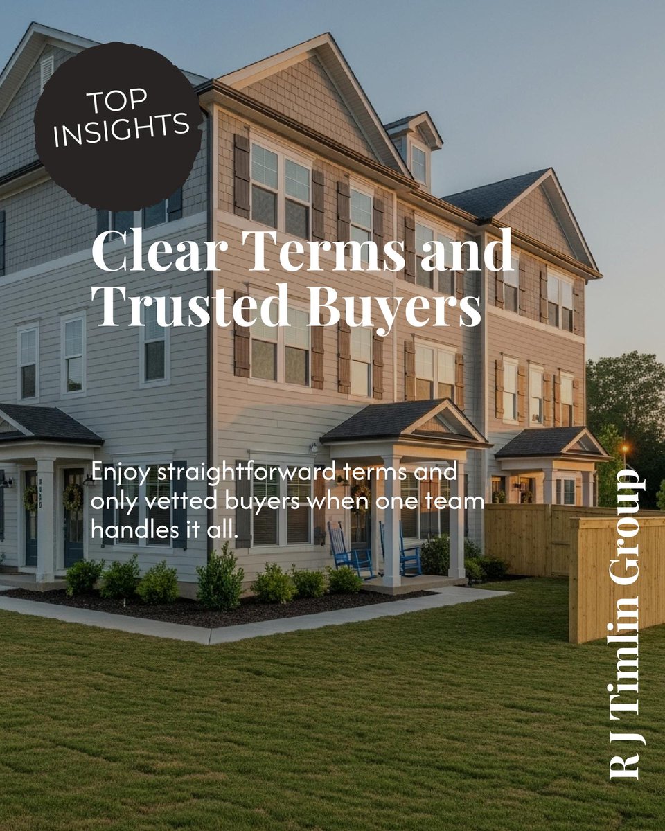 RJTSellsHomes's tweet photo. A single team handling both home and estate contents means fixed timelines, clear terms, and only vetted buyers, less stress, more certainty. Would you feel at ease with this approach? https://t.co/RZNWBXrlQx