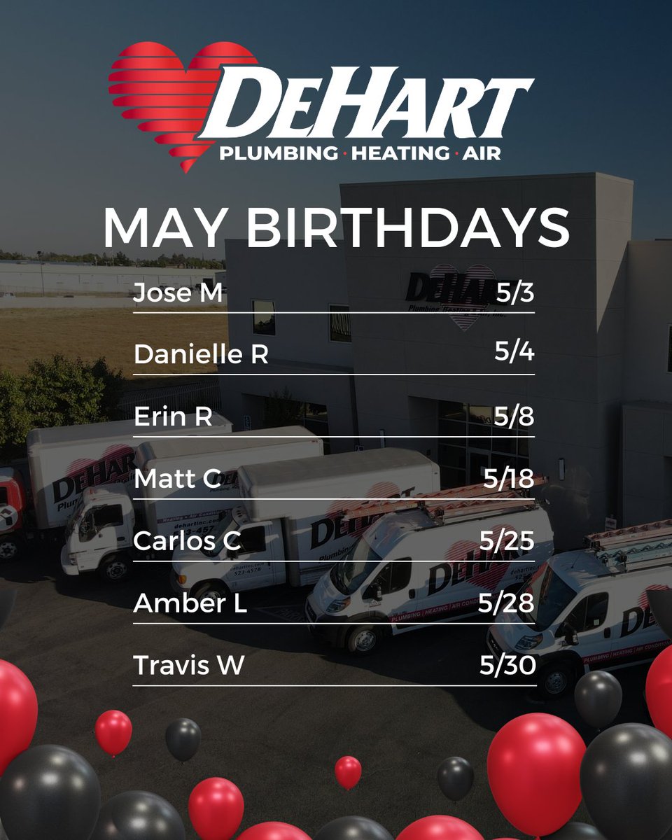 DeHart Plumbing, Heating & Air Inc. tweet media