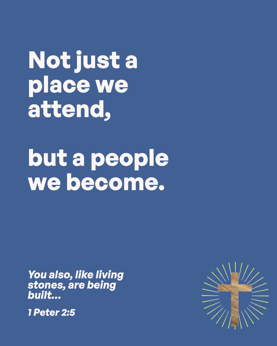 AfterParty2024's tweet photo. We use the word “church” all the time.

But depending on the week, it can start to mean very different things. A place. A tribe. A set of shared instincts. A group we feel aligned with. Jesus had something deeper in mind.

A people being formed. A body learning to love. A community that exists not just for itself—but for others. (1/2)