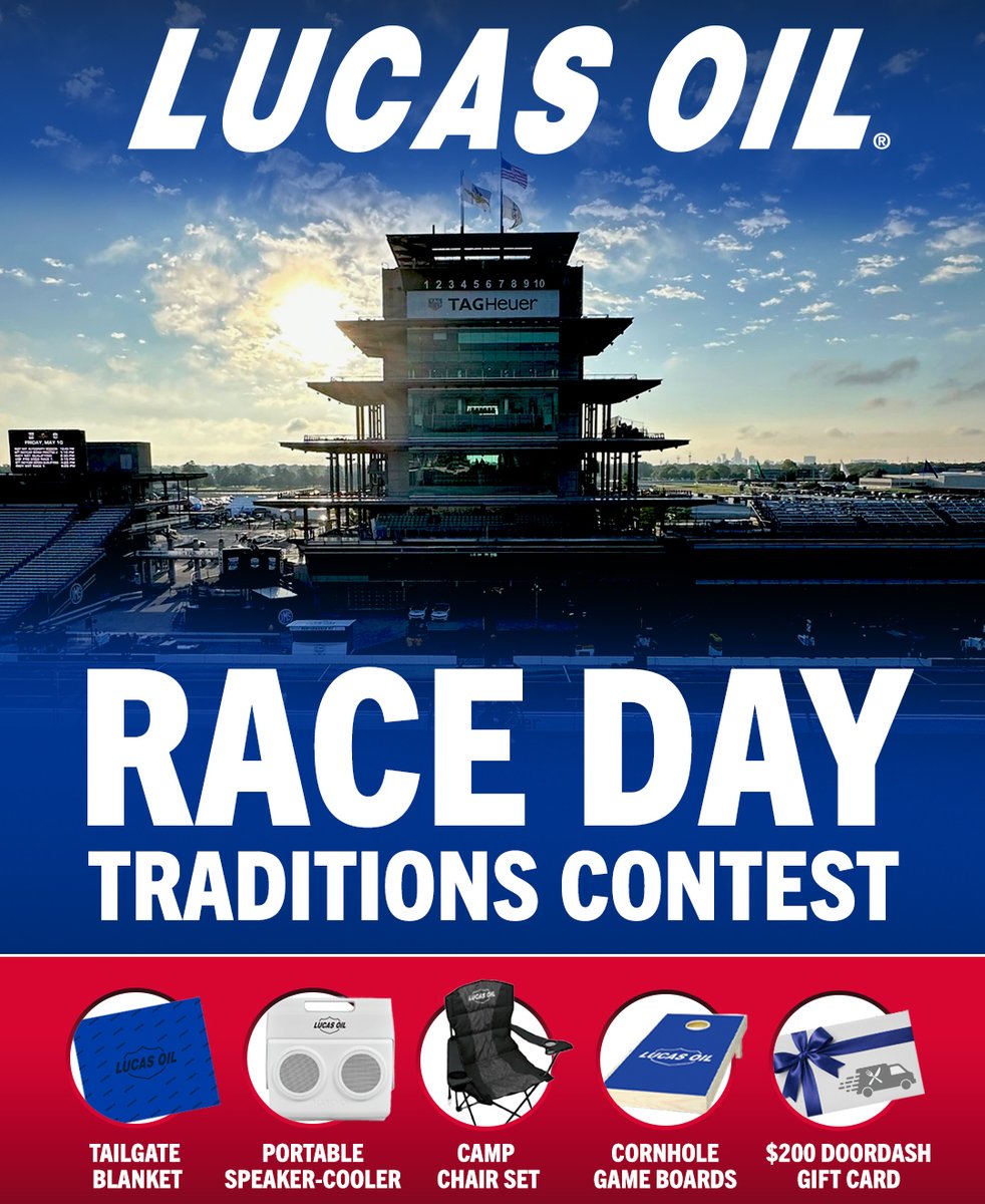 Lucas_Oil's tweet image. ➡️ Enter Here! …ay-traditions-contest.shortstack.page/dJfrxZ

We’re giving away some awesome gear for your next race day party. All you've gotta do is show us your race day traditions.  Hit the link to view the Official Rules and enter for your chance to win!

#LucasOil #LucasWorks #contest